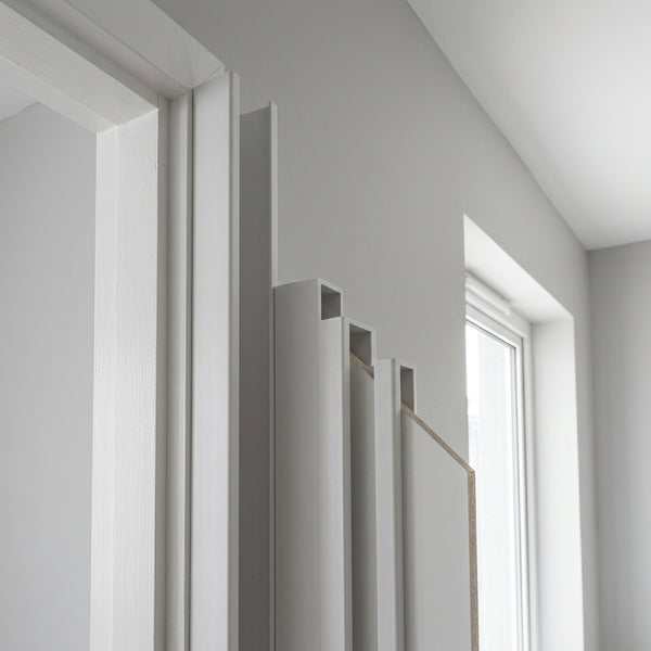 White Rigid PVC U Channel Edge Trim – 10, 12, 18 & 21 mm Sizes – 1000 mm (39.37 in) Length