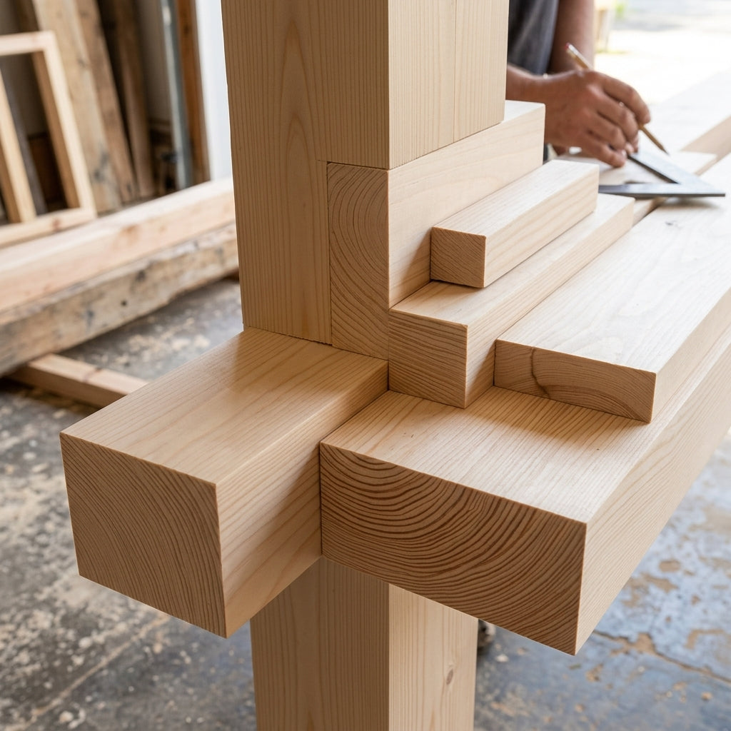 Planed pine timber batten – battens used in a timber framework